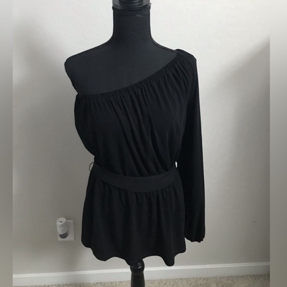 Black one shoulder Michael Kors top. New with tags!